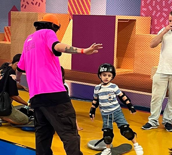 Workshop de skate com a EBS